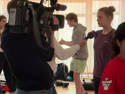 Der WDR besucht die Boxgruppe in der Aquarena